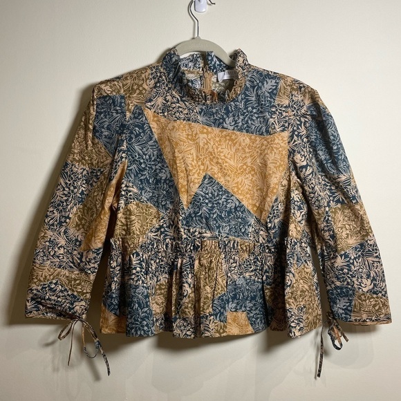 HUNTER BELL NWOT Willa Top in Prairie Patchwork size large - Picture 7 of 12